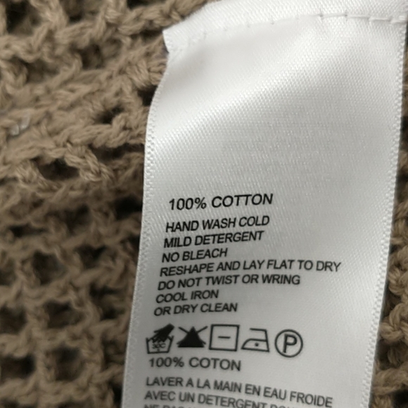 Cotton Crochet Dress Neutral Sleeveless Mod & Sexy - Picture 8 of 10